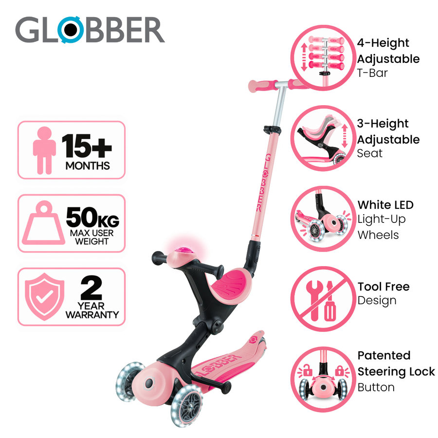 Globber Go•Up Deluxe Lights