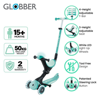 Globber Go•Up Deluxe Lights