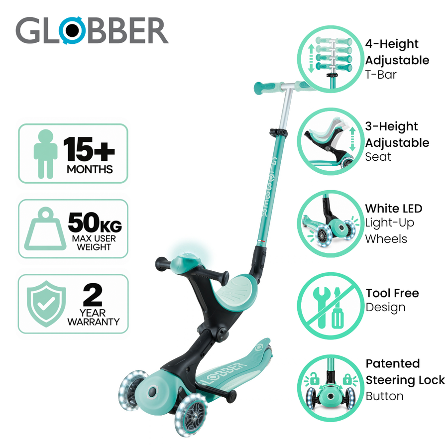 Globber Go•Up Deluxe Lights