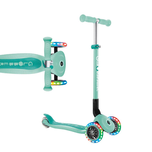Globber Primo Foldable 3 Wheeled Scooter with Lights