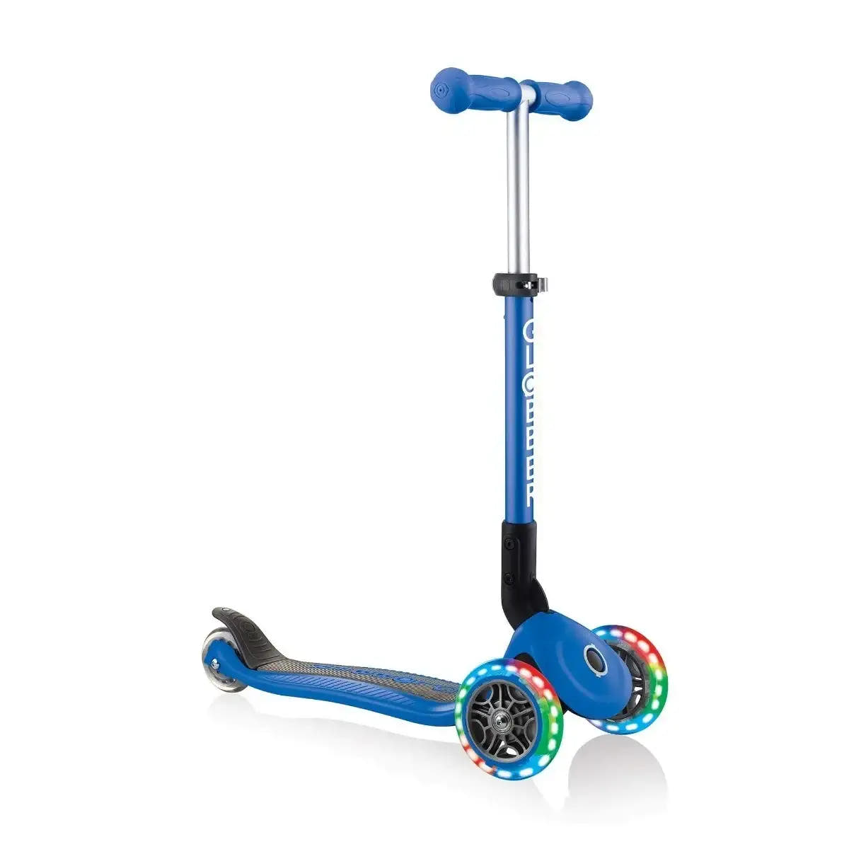 Globber 3 Wheeled Junior Foldable Scooter with Lights - Globber.co.uk
