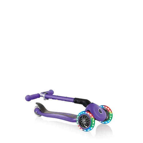 Globber 3 Wheeled Junior Foldable Scooter with Lights - Globber.co.uk