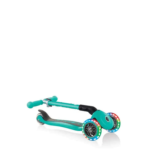 Globber 3 Wheeled Junior Foldable Scooter with Lights - Globber.co.uk