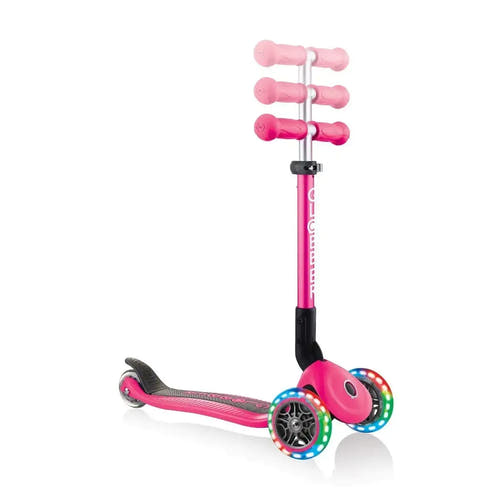 Globber 3 Wheeled Junior Foldable Scooter with Lights - Globber.co.uk