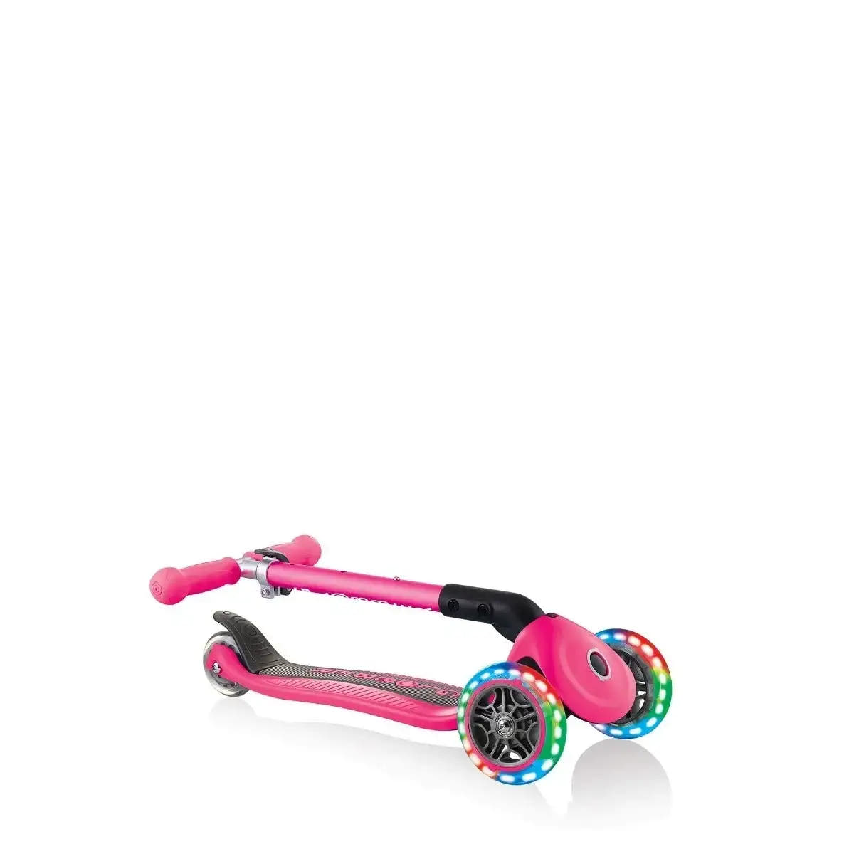 Globber 3 Wheeled Junior Foldable Scooter with Lights - Globber.co.uk