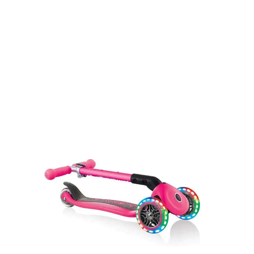 Globber 3 Wheeled Junior Foldable Scooter with Lights - Globber.co.uk