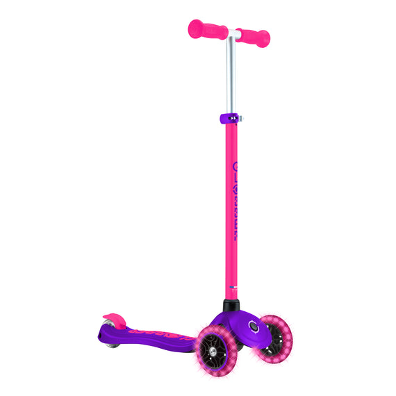 Globber Neon Primo Plus Light Up 3 Wheel Scooter