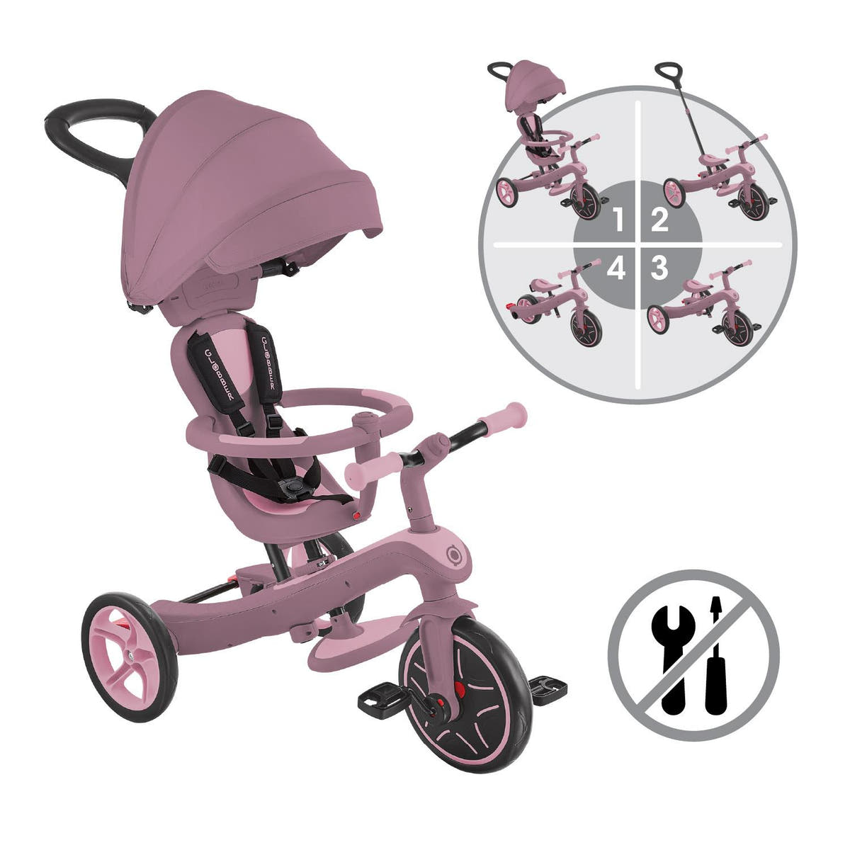 Globber Explorer Trike 4 in 1 Ecologic