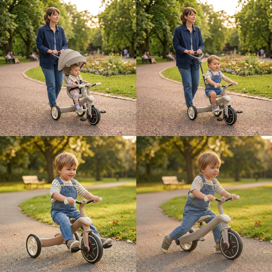 Globber Explorer Trike 4 in 1 Ecologic