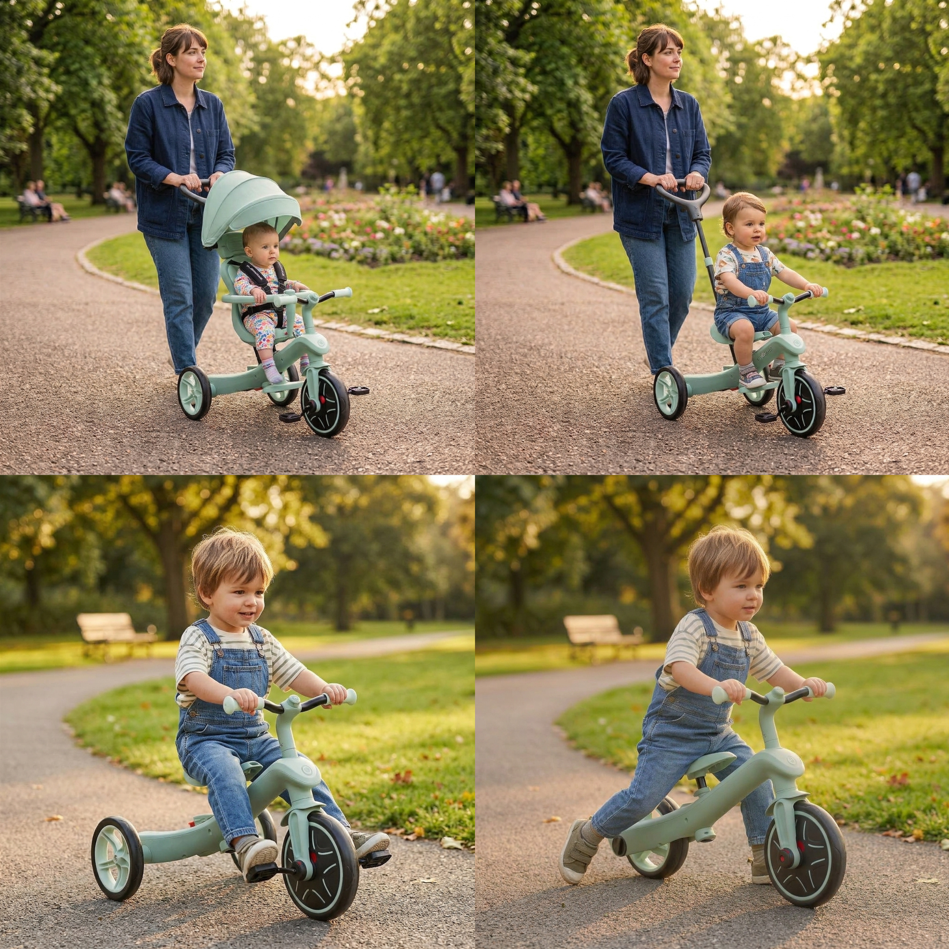 Globber Explorer Trike 4 in 1 Ecologic