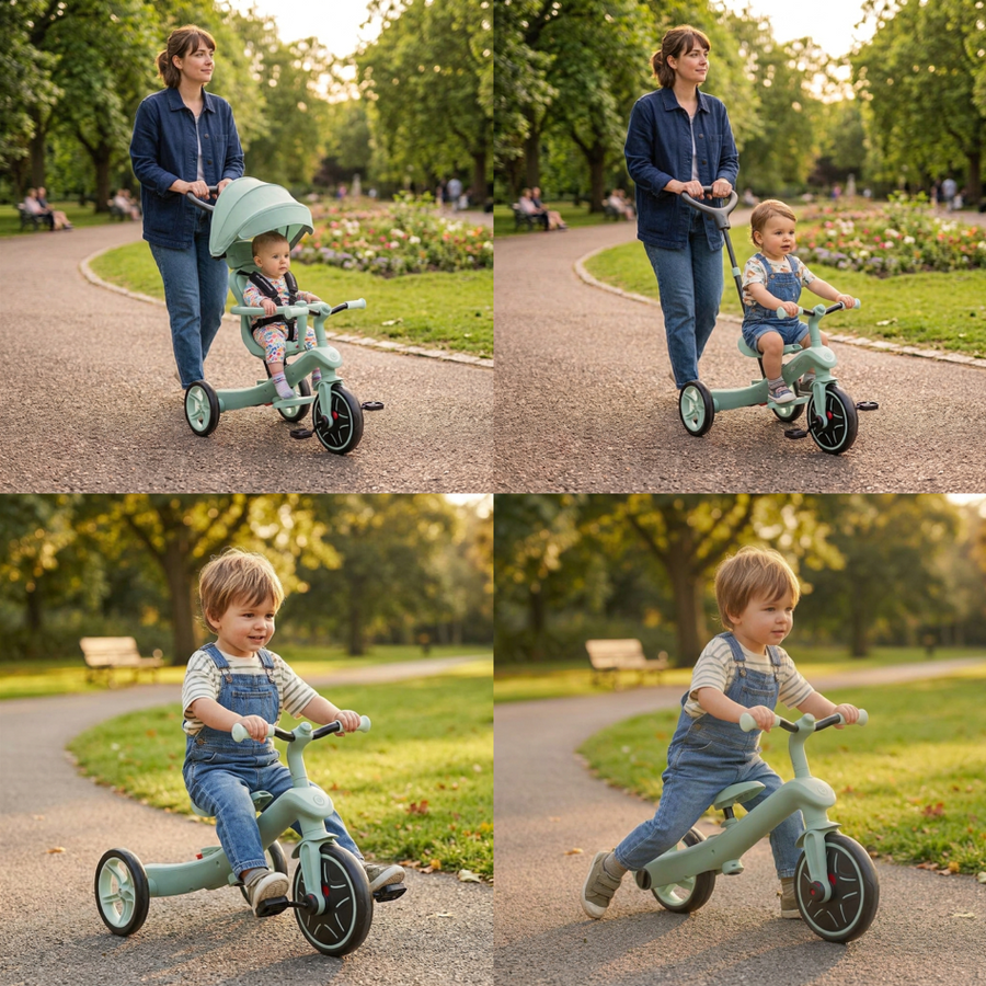 Globber Explorer Trike 4 in 1 Ecologic