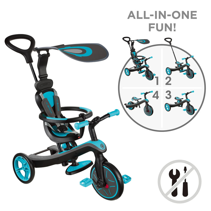 Globber Explorer Trike 4 in 1 - Globber.co.uk