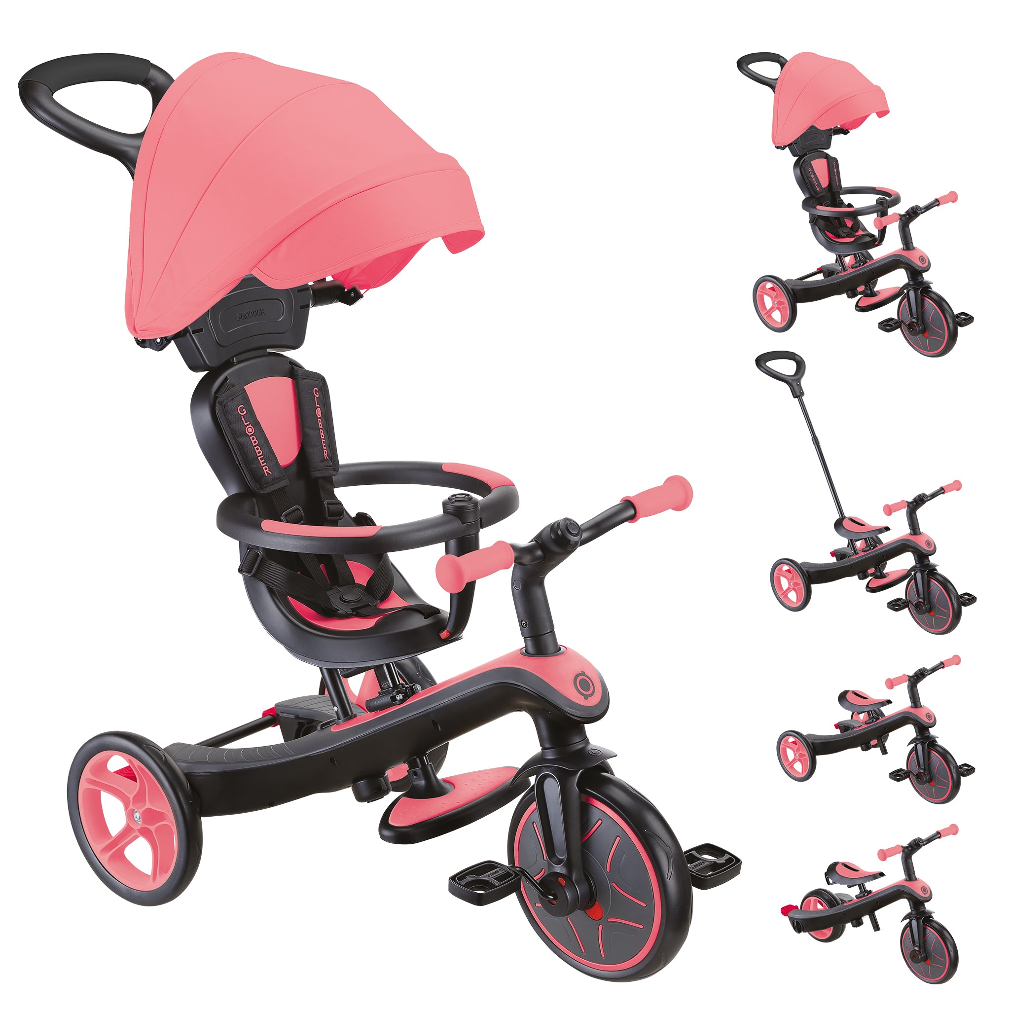 Globber New Trike Explorer 4 in 1 driewieler 4 in 1 groen ECO