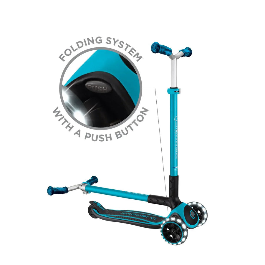 Globber Ace Lights 3 Wheel Scooter