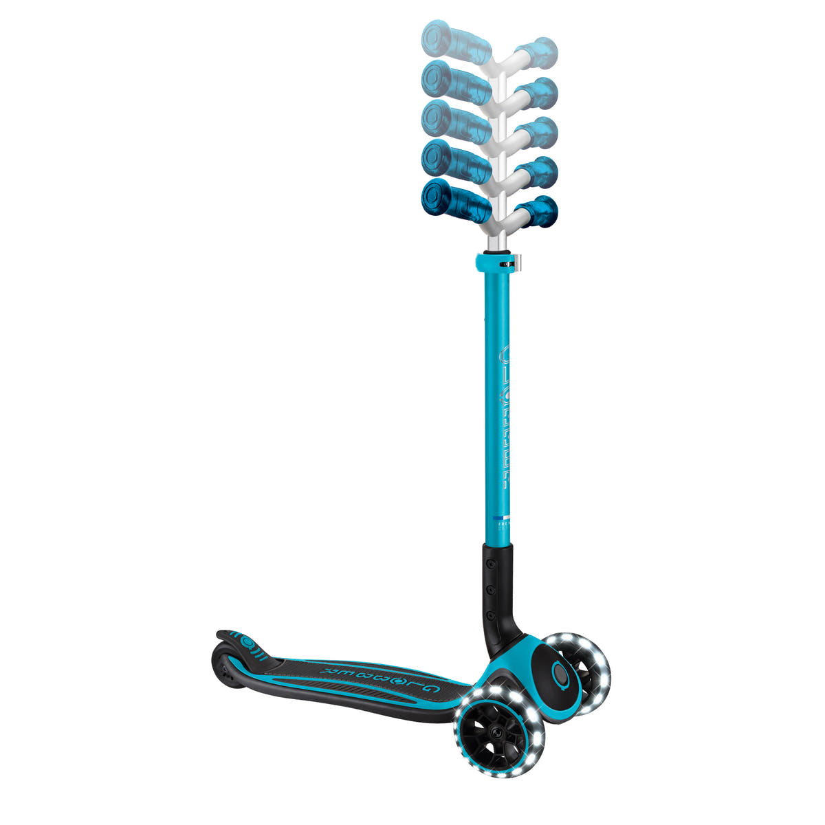 Globber Ace Lights 3 Wheel Scooter