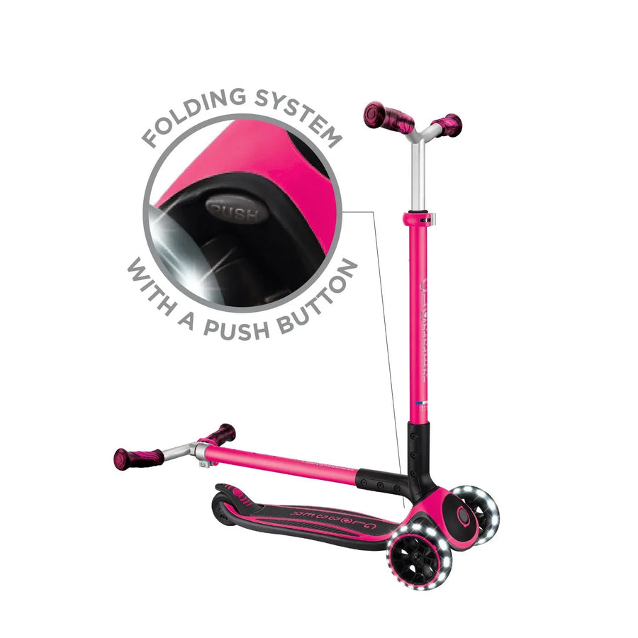 Globber Ace Lights 3 Wheel Scooter