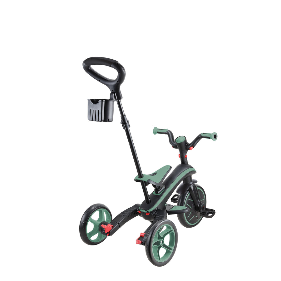 Globber Foldable Explorer Trike  4 in 1 - with Parent Handle