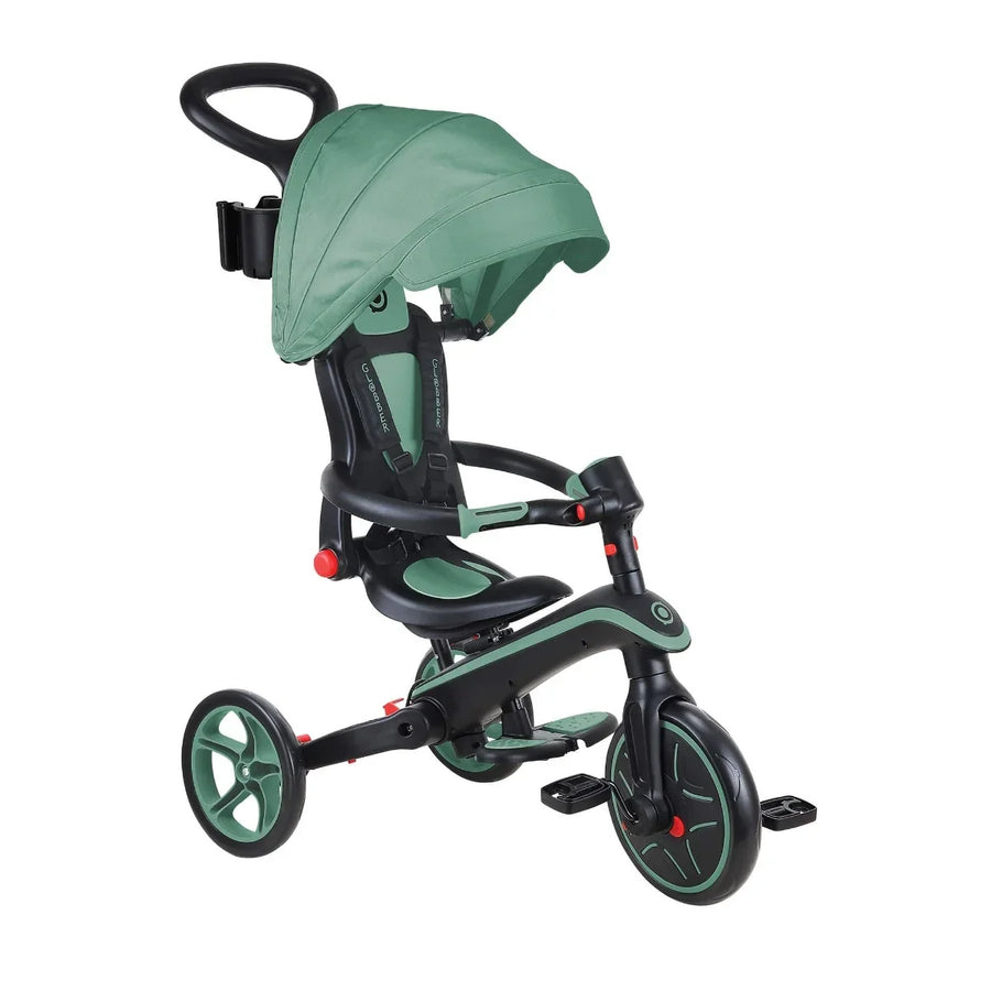 Globber Foldable Explorer Trike 4 in 1 - with Parent Handle - Globber.co.uk