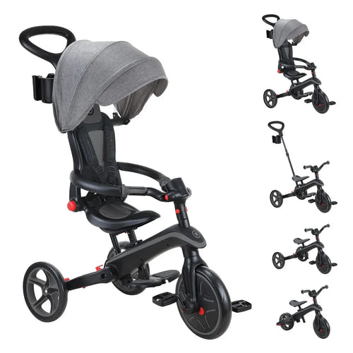 Globber Foldable Explorer Trike 4 in 1 - with Parent Handle - Globber.co.uk