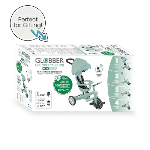 Globber Explorer Trike 4 in 1 Ecologic