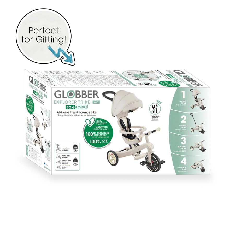Globber Explorer Trike 4 in 1 Ecologic