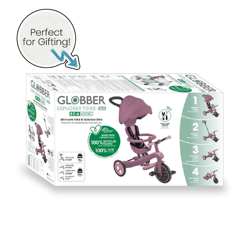 Globber Explorer Trike 4 in 1 Ecologic