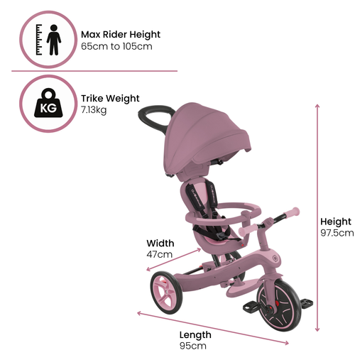 Globber Explorer Trike 4 in 1 Ecologic