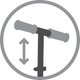 Adjustable T-bar Height