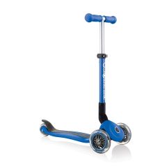 Globber 3 Wheeled Junior Foldable Scooter - Navy Blue