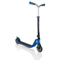 Globber Foldable 2 Wheel Scooter Flow 125 - Black / Navy Blue