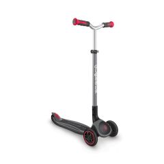 Globber Master - XL Wide Deck 3 Wheeled Scooter - Black/Red