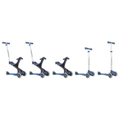 Globber Evo Comfort Scooter Navy Blue Scooter All-in-1